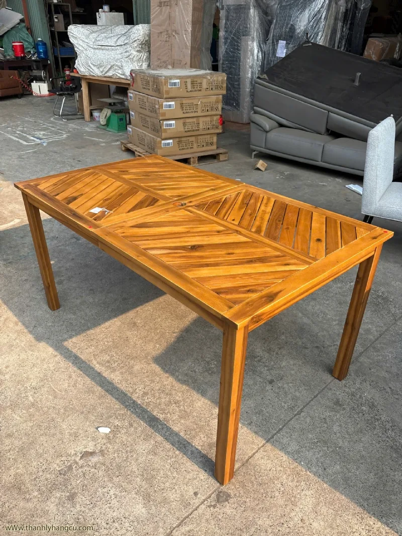 BÀN ĂN GỐ TRÀM TỰ NHIÊN - Nội thất thanh lý giá 1.300.000&nbsp;₫ danh mục Bàn