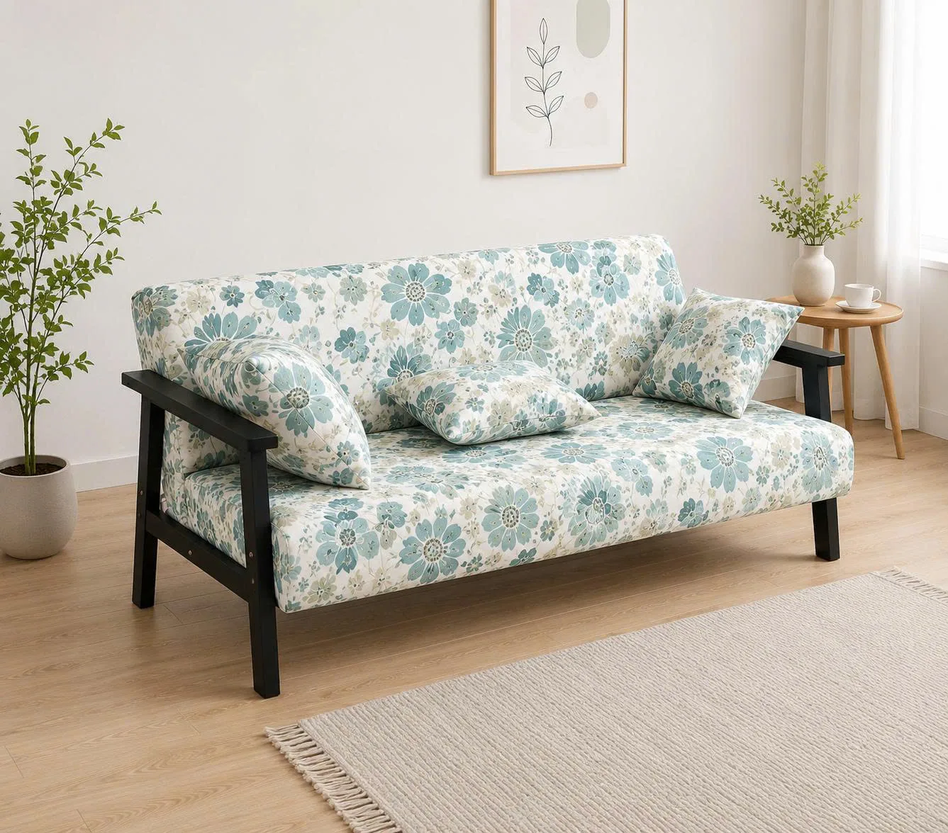 SOFA BED HOA VĂN LÁ - Nội thất thanh lý giá 2.900.000&nbsp;₫ danh mục Sofa